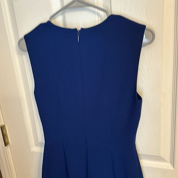 BCBG MaxAzria Annabel Blue Cutout Sheath Dress Size 4 - Picture 6 of 9